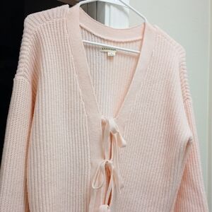 Aeropostale Women's Pink Cardigan Sweater